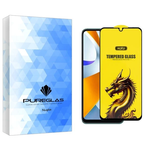 محافظ صفحه نمایش پیور گلس مدل NueGlas Y-Horo مناسب برای گوشی موبایل شیائومی poco c40