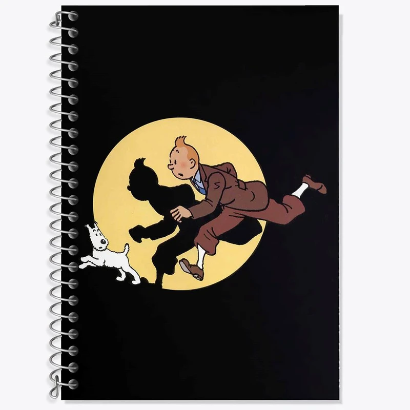 دفتر لغت 50 برگ خندالو مدل ماجراهای تن تن کد 3341