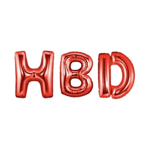 بادکنک فویلی مدل HBD  کد0053