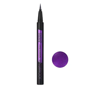 خط چشم مویی یابالان مدل متالیک رنگ بنفش تیره 