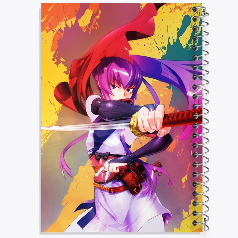 دفتر شطرنجی 50 برگ خندالو مدل سائکو انیمه دبیرستان مردگان کد 32324