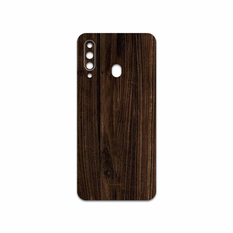 برچسب پوششی ماهوت مدل Dark Walnut Wood مناسب برای گوشی موبایل سامسونگ Galaxy A60