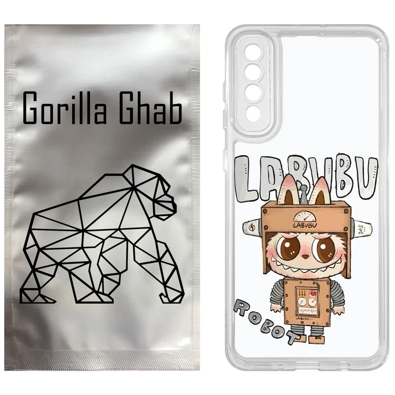 کاور گوریلا قاب مدل CLG کد 121 طرح لبوبو Labubu مناسب برای گوشی موبایل سامسونگ Galaxy A51