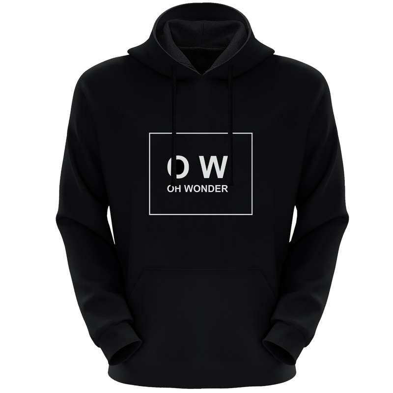 هودی مردانه مدل K182 OW رنگ مشکی