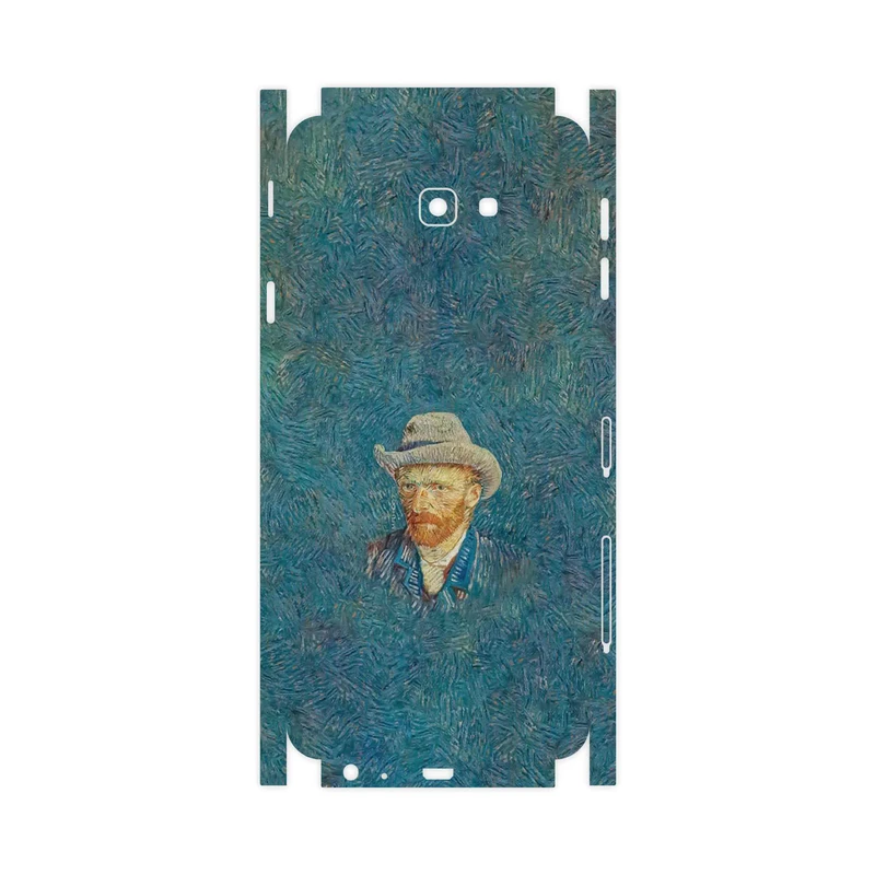 برچسب پوششی ماهوت مدل Self portrait with a gray felt hat-FullSkin مناسب برای گوشی موبایل سامسونگ Galaxy J4 Plus