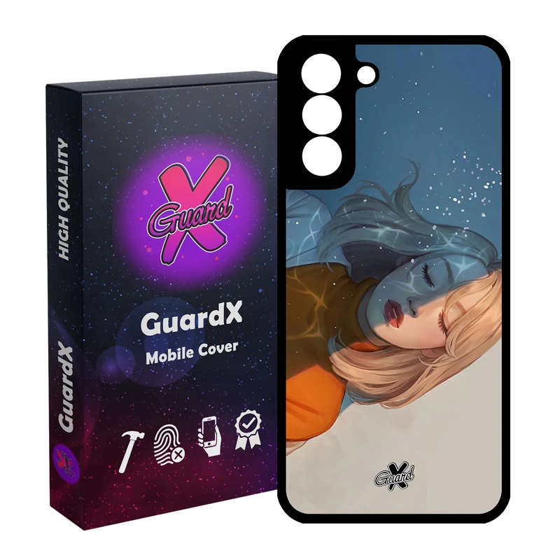 کاور گارد ایکس طرح Girl مدل Glass10013 مناسب برای گوشی موبایل سامسونگ Galaxy S21 FE