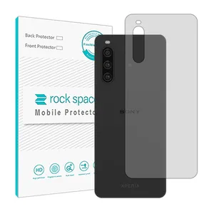Rock space Transparent model HyGEL phone back protector suitable for Sony Xperia 10 V mobile phone