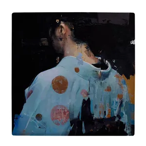  کاشی کارنیلا طرح بانوی ژاپنی مدل لوحی کد klh1877