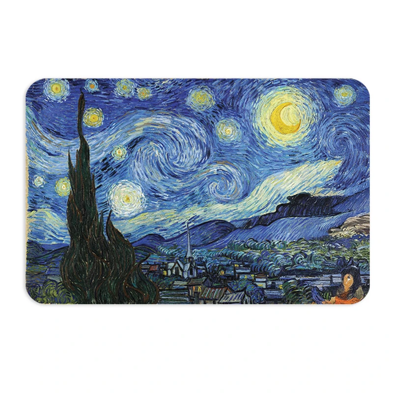 ماوس پد مستر پیکد طرح نقاشی شب پر ستاره کد PCD-GP1063