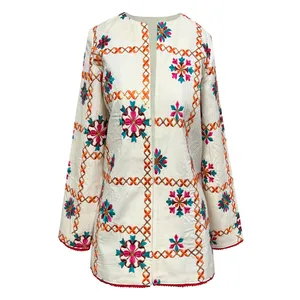 مانتو زنانه مدل سنتی سوزندوزی