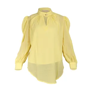 بلوز زنانه مدل يقه هفت دكمه دار