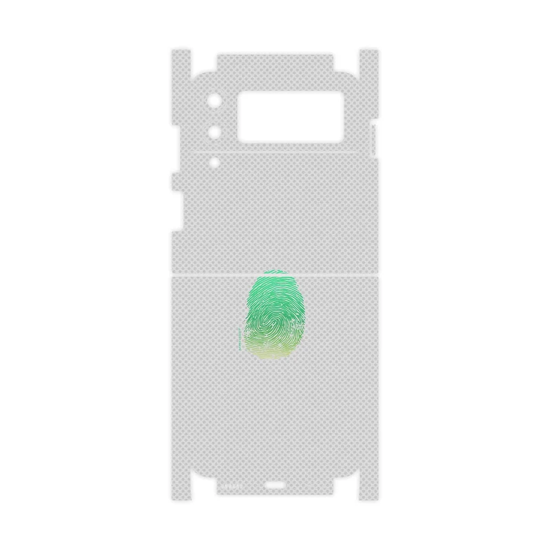 برچسب پوششی ماهوت مدل Minimal Fingerprint-FullSkin مناسب برای گوشی موبایل سامسونگ Galaxy Z Flip3 5G