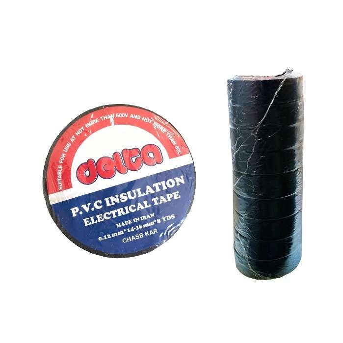 نوار چسب برق دلتا مدل 608 مجموعه 10عددی نوار چسب برق دلتا مدل 608 مجموعه 10عددی