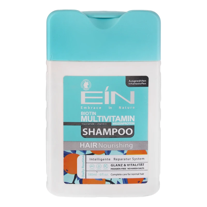 شامپو تقویت کننده مو ای آی ان مدل MultiVitamin مناسب برای انواع مو حجم 180میلی لیتر