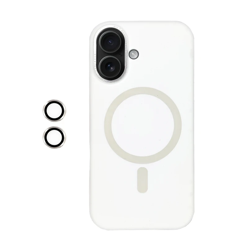 کاور مدل سیلیکونی کد 01 مناسب برای گوشی موبایل اپل iphone 16 به همراه محافظ لنز