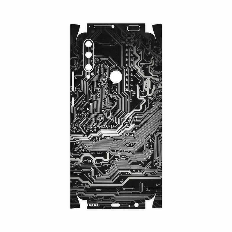 برچسب پوششی ماهوت مدل Black Printed Circuit Board-FullSkin مناسب برای گوشی موبایل آنر 9X