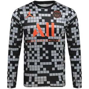 تی شرت آستین بلند  ورزشی مردانه مدل پاری سن_ژرمن