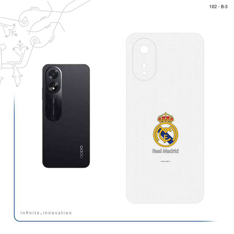 برچسب پوششی ماهوت مدل Real_Madrid_1 مناسب برای گوشی موبایل اپو A38
