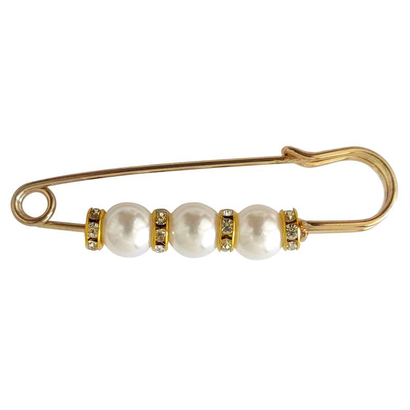 سنجاق سینه زنانه مدل مروارید کد MO950