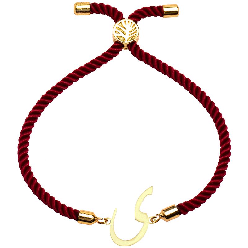 دستبند طلا 18 عیار زنانه کرابو طرح حرف ی مدل Kr2587 -  - 1