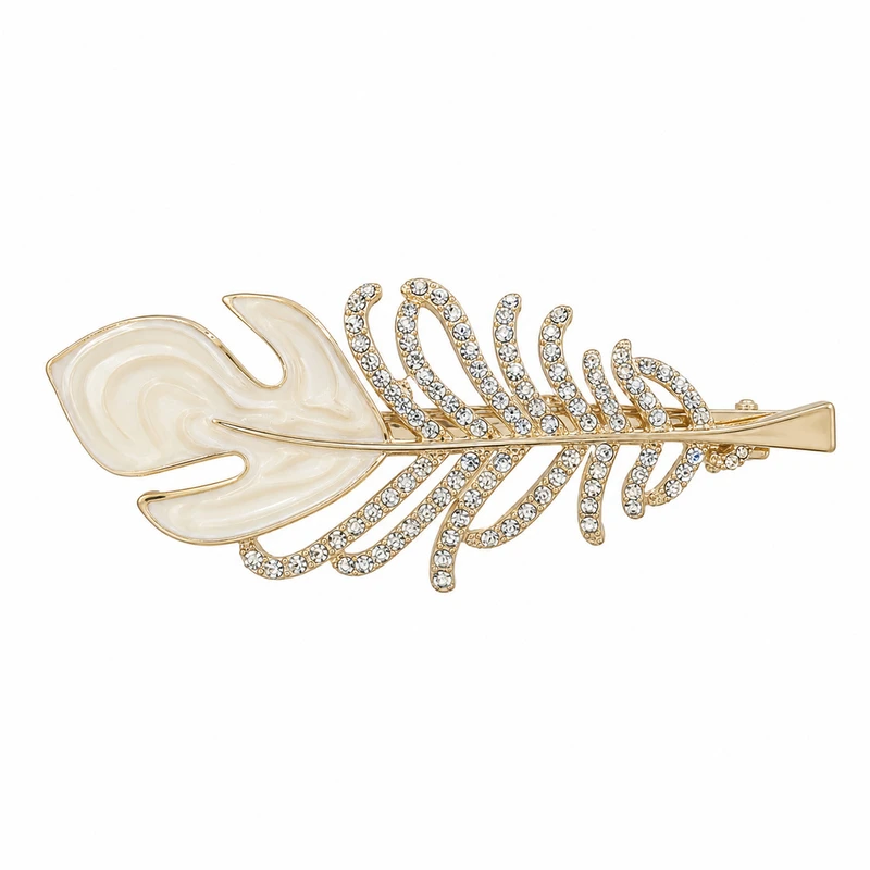 گیره مو زنانه مدل استیل کد Crystal Hairpin 04