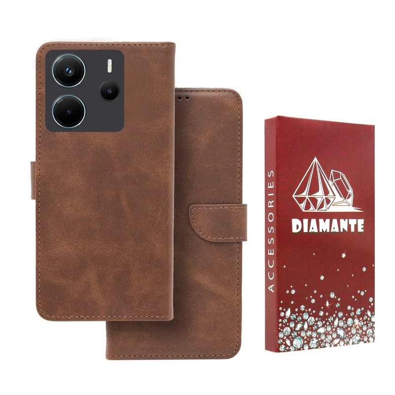 کیف کلاسوری دیامانته مدل Bers Rd مناسب برای گوشی موبایل شیائومی Redmi Note 14 4G