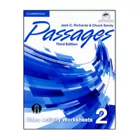 کتاب Passages Video Activity Worksheets 2 Third Edition اثر Jack C. Richards And Chuck Sandy انتشارات الوندپویان