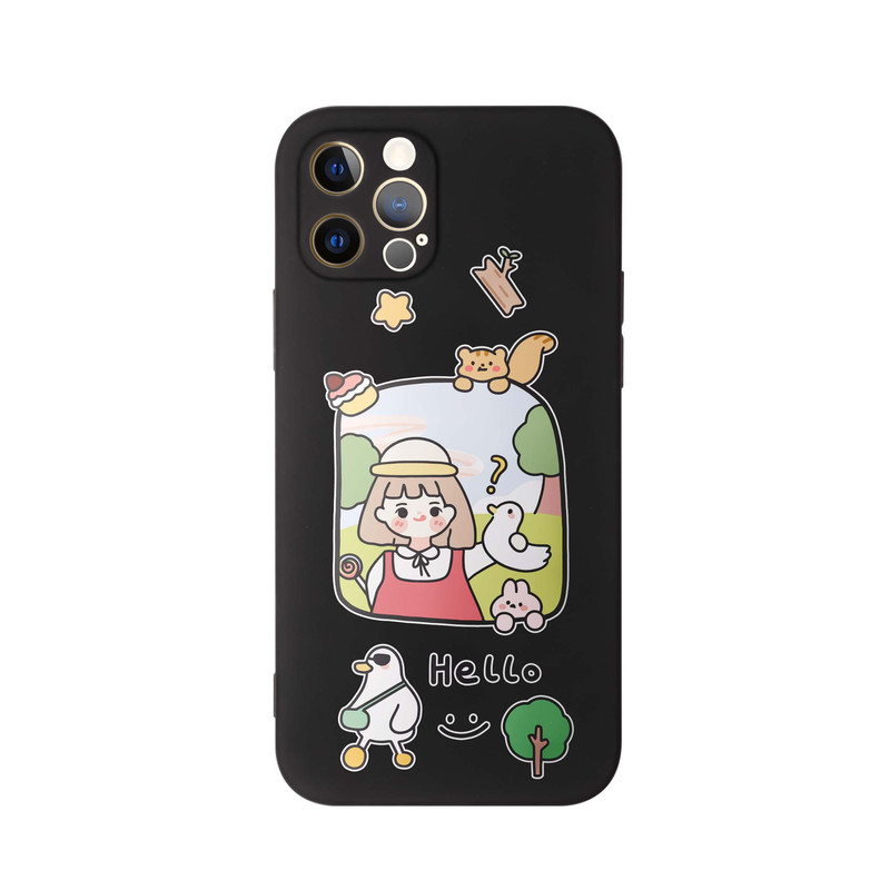 کاور طرح دختر جنگل کد m4340 مناسب برای گوشی موبایل اپل iphone 11 Pro