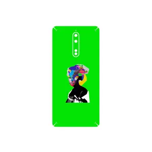 MAHOOT Collage of Women Portrait 3 Cover Sticker for Nokia 8