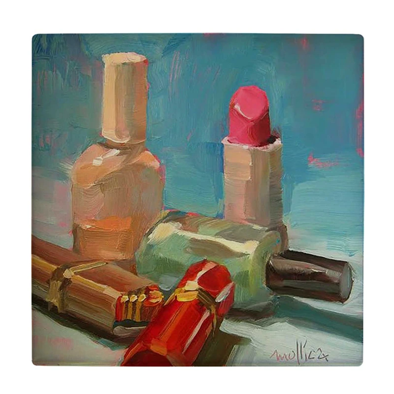  زیر لیوانی  طرح نقاشی ماتیک ها و لاک ها کد    6229664_5829