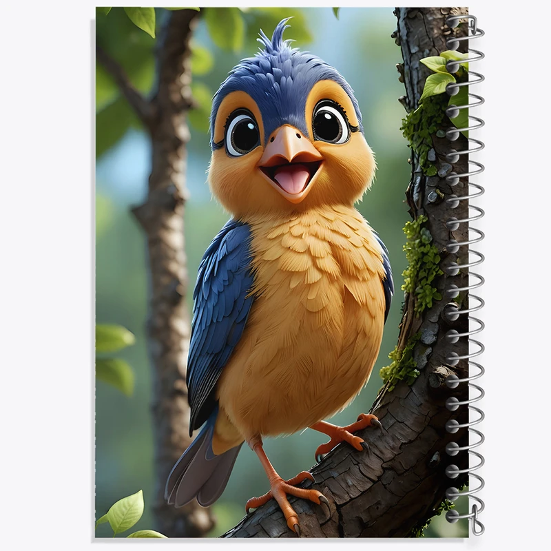 دفتر نقاشی 50 برگ خندالو طرح جوجه بامزه کد F6249