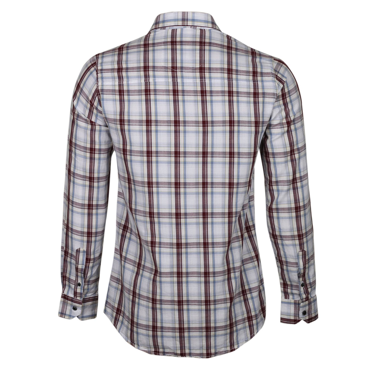 پیراهن آستین بلند مردانه ناوالس مدل 1078 SOCCI-WHT/RD -  - 3