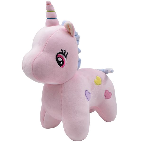 عروسک طرح اسب تک شاخ مدل یونیکورن ارتفاع 37 سانتی متر - - 11