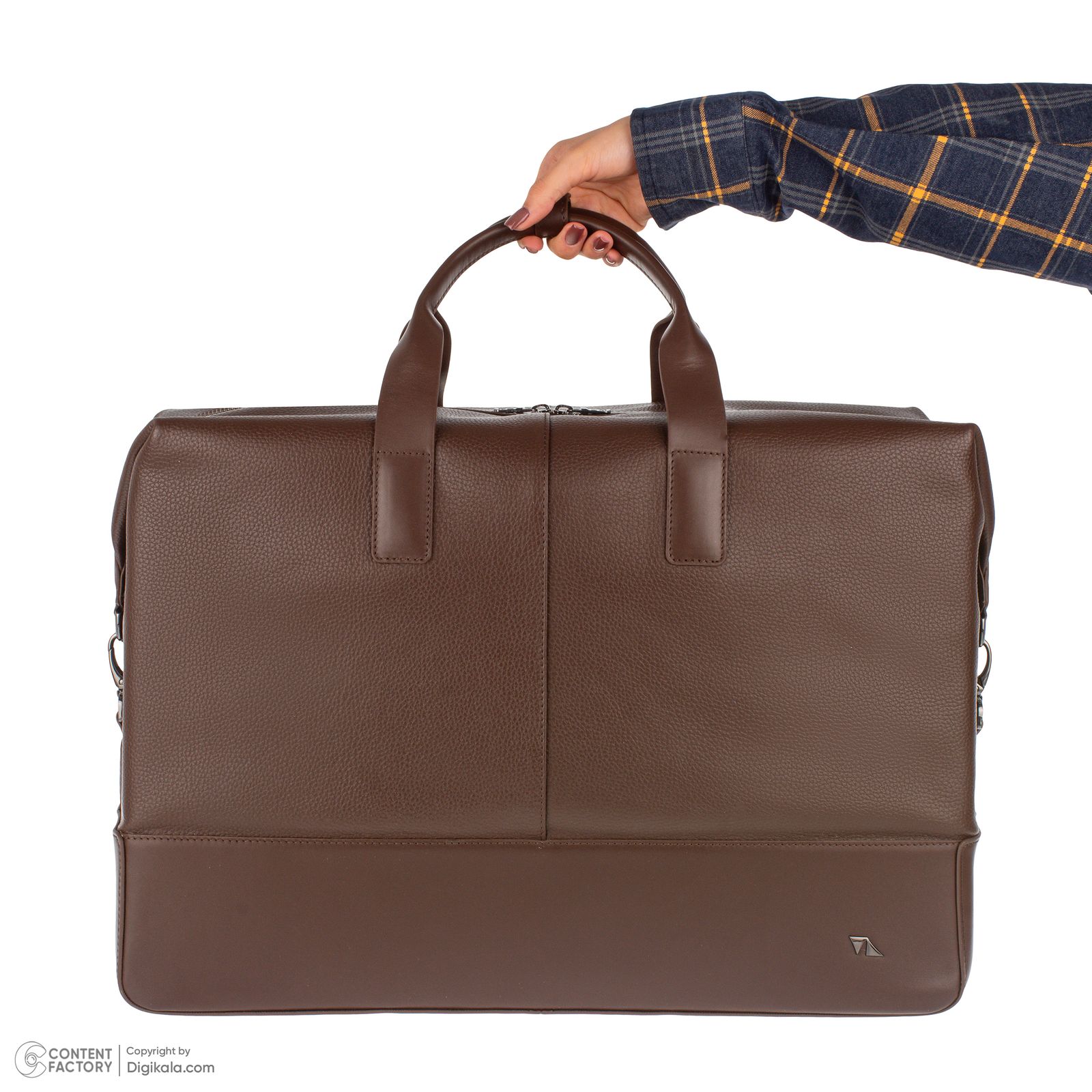 ساک مسافرتی مردانه 40 لیتری چرم مشهد مدل X5046-088-01 - - 7