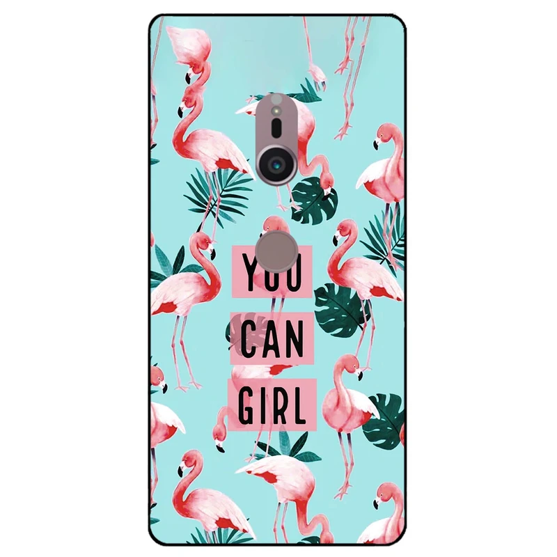 کاور مگافون طرح فلامینگو مدل 8032 مناسب برای گوشی موبایل سونی Xperia XZ2