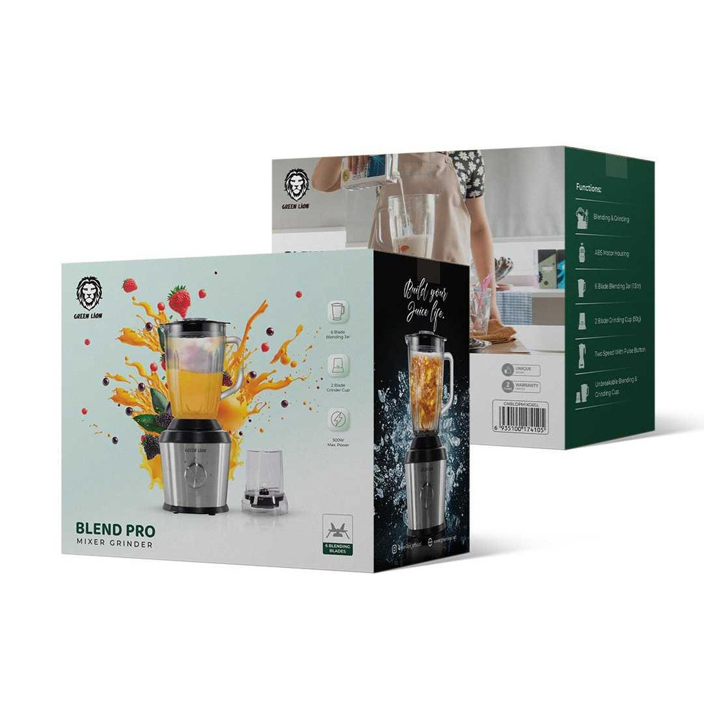 مخلوط کن و آسیاب کن گرین لاین مدل Blend Pro
