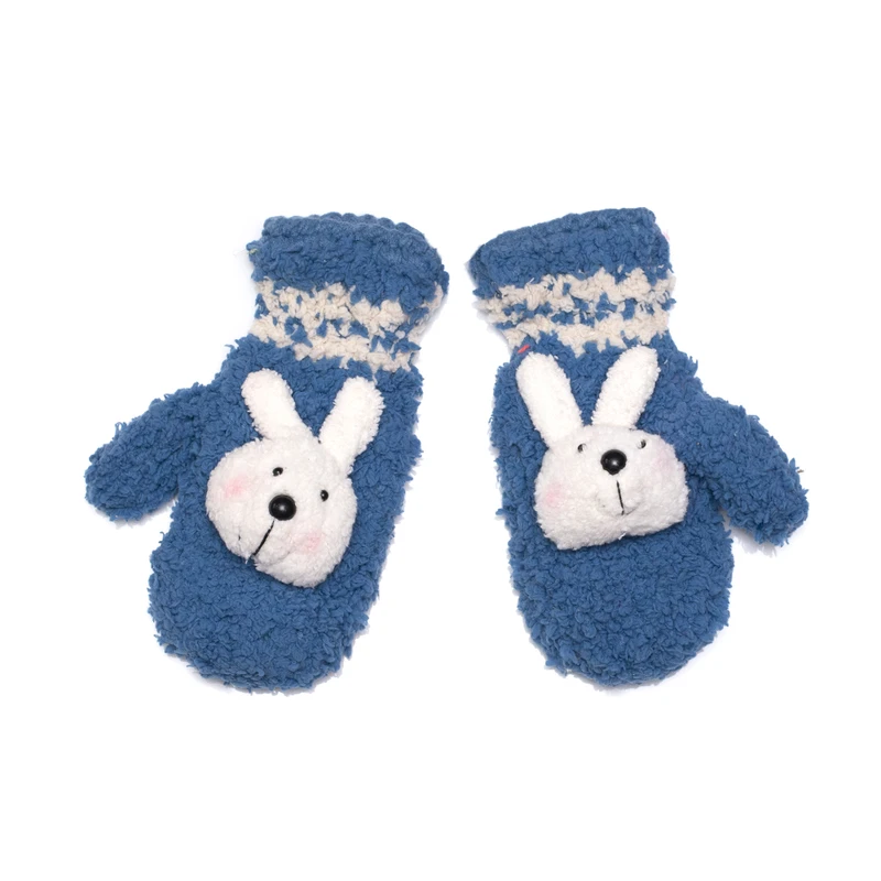 دستکش بافتنی دخترانه مدل Rabbit