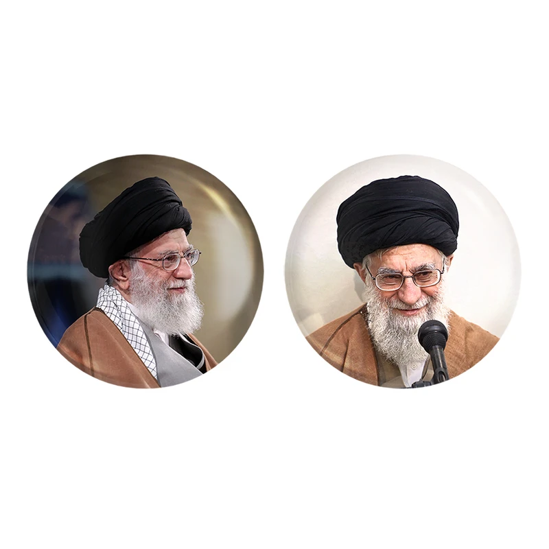مگنت خندالو طرح تصویر رهبر کد 1261912620 مجموعه 2 عددی
