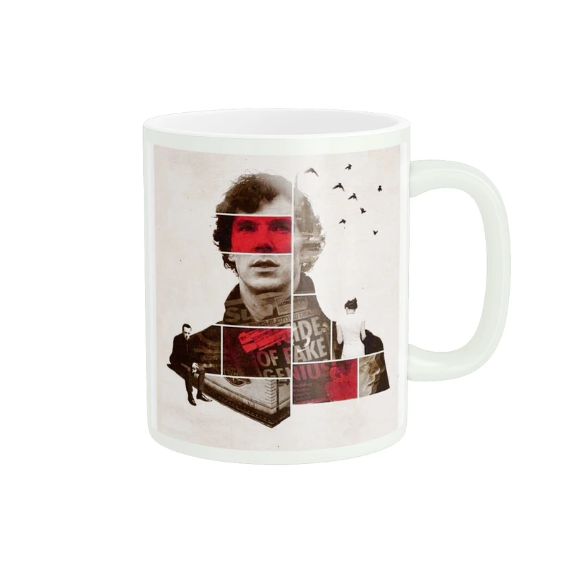 ماگ مدل طراحی گرافیکی شرلوک هولمز کد 1337