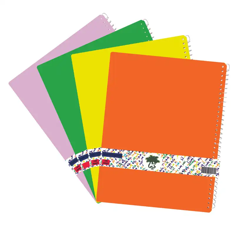 دفتر مشق 100 برگ تیما مدل Glass بسته 4 عددی