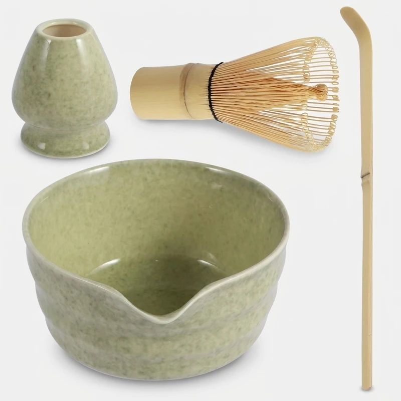 سرویس چای خوری ۴ پارچه ۳ نفره مدل ماچا کد set4