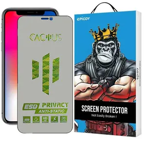  محافظ صفحه نمایش حریم شخصی اپیکوی مدل Cactus-ESD-Privacy مناسب برای گوشی موبایل اپل iPhone Xs/ X