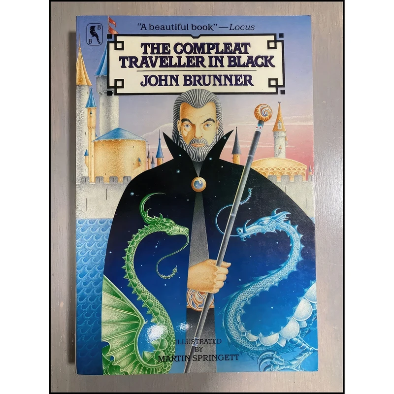 کتاب The Compleat Traveller in Black اثر John Brunner and Martin Springett انتشارات Bluejay