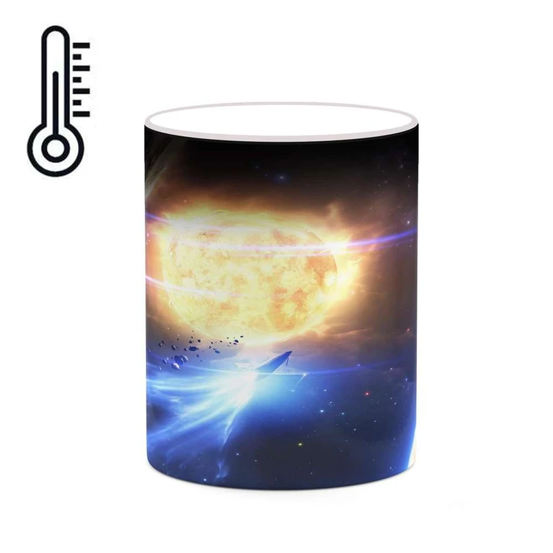 ماگ حرارتی کاکتی مدل فضا و کهکشان کد mgh19905