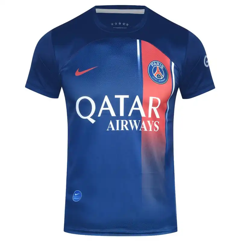 ست تیشرت و شلوارک ورزشی مردانه طرح پاریسن ژرمن مدل امباپه کد 2024