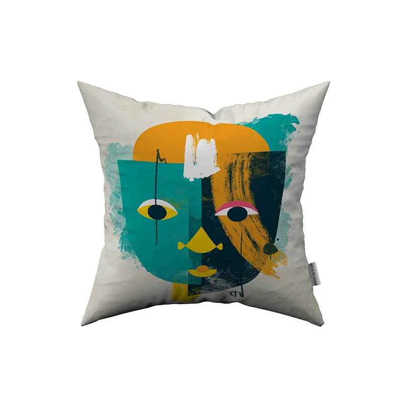 کاور کوسن مدل مخمل کد C0007 سایز 43x43 سانتی متر