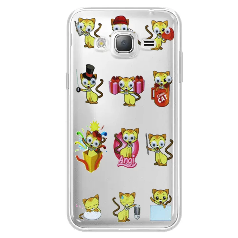 کاور طرح Little Cat مدل CLR-099 مناسب برای گوشی موبایل سامسونگ Galaxy J1 2015