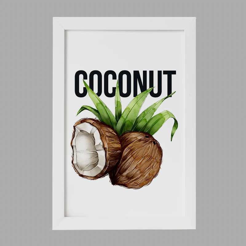 تابلو خندالو مدل نارگیل کد F1531