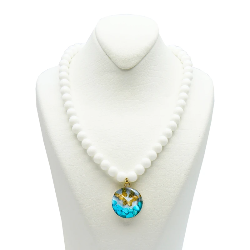 گردنبند زنانه آلتین هنر بزازیان مدل سه پروانه