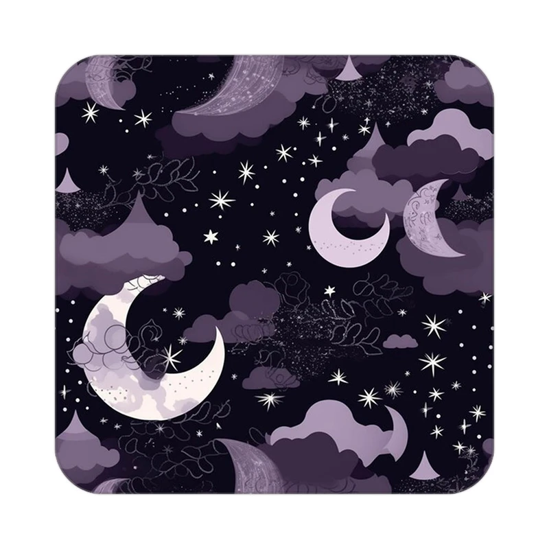 زیر لیوانی کاکتی طرح ماه و ستاره مدل mp53242